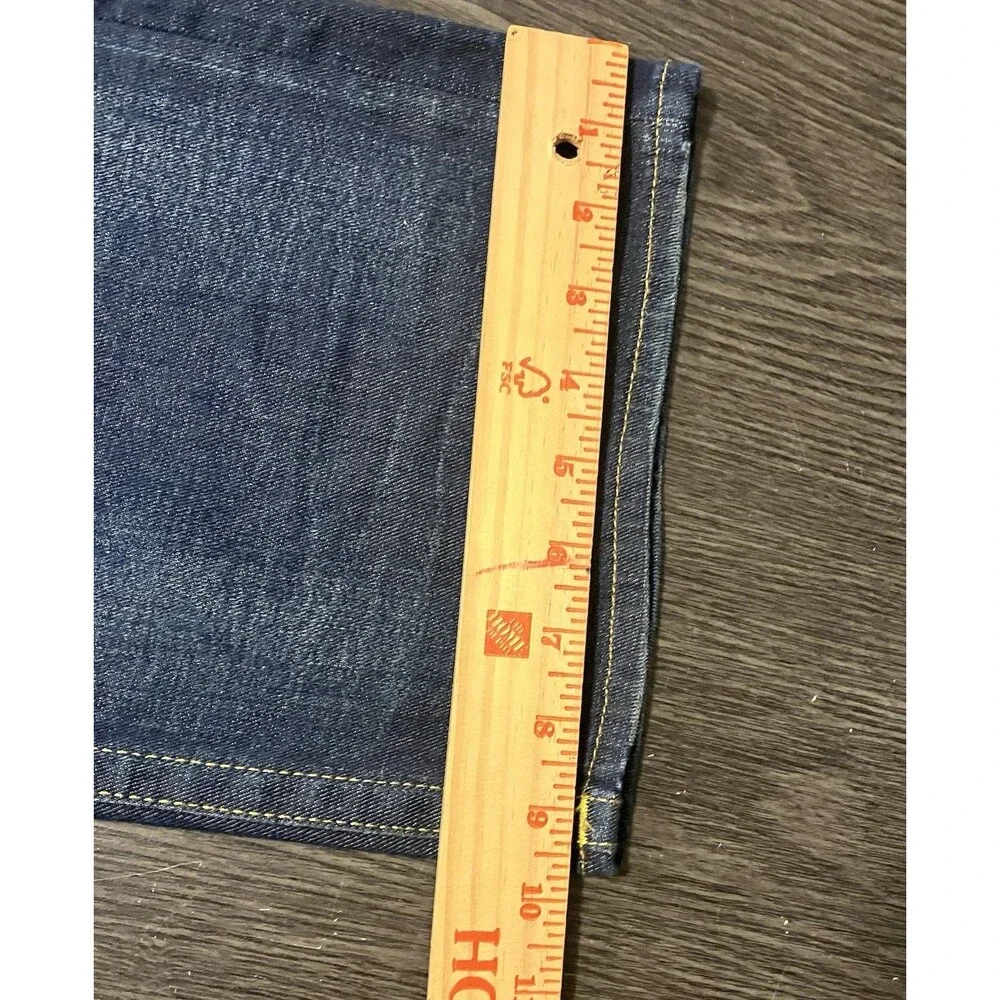 NEW True Religion Men’s Billy Relaxed Bootcut Jeans Pocket Flaps Blue Sz 40x33